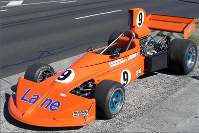 Shannon's auction picture of their '1975 March Formula 5000 Race Car'. Copyright Shannons Auctions 2007. Used with permission.