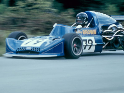 Bobby Brown in his March 74B at Westwood in May 1974. Copyright Kevin Skinner 2020. Used with permission.