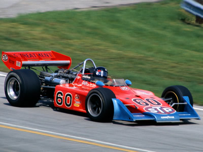 Steve Krislioff in the Patrick Team's backup 1972 Eagle at Milwaukee in June 1974. Copyright Glenn Snyder 2015. Used with permission.