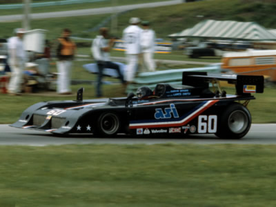 Danny Sullivan in the Intrepid at Road America in July 1980. Copyright Glenn Snyder 2009. Used with permission.