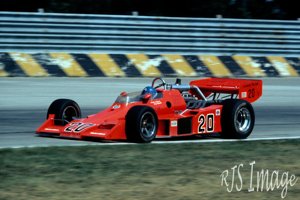 Gordon Johncock at Milwaukee in 1976 using one of the 1975 Wildcat Mk 1s 