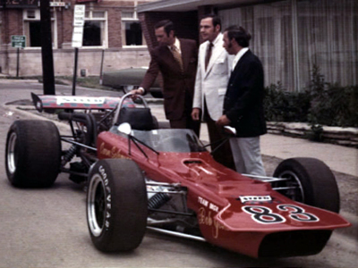 Carmon Solomone's Mk 12 in June 1972 at what appears to be a sponsor's press launch.  The full-size image is worth a look!  Copyright Chris Solomone 2005.  Used with permission.