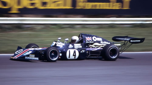 Alan Jones in the March 74B at Brands Hatch in July 1974.Copyright Gerald Swan 2007. Used with permission. Alan Jones in the March 74B at Brands Hatch in July 1974.Copyright Gerald Swan 2007. Used with permission.