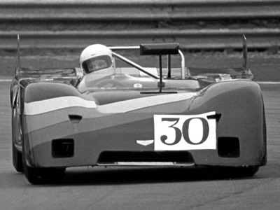 Vin Malkie in his Chevron B19 at Oulton Park in 1978. Copyright Pete Taylor 2009. Used with permission.