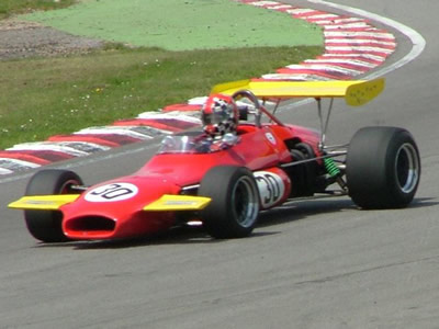 Neil Glover in Brabham BT30-12 at Brands Hatch in May 2006. Copyright John Turner 2006. Used with permission.
