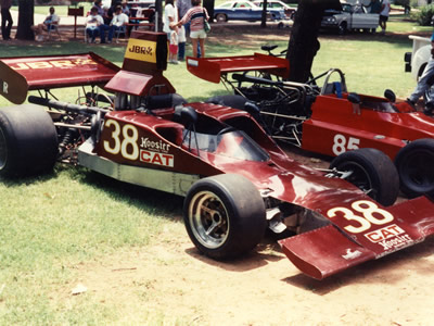 Jay Braffett's Lola T300 in 1988. Copyright Jay Braffett 2009. Used with permission.