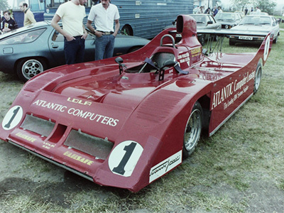 John Foulston's Lola T530 at Oulton Park in June 1983. Copyright Chris Higginbotham 2024. Used with permission.