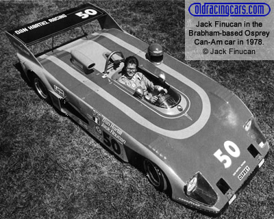 Jack Finucan in the Brabham BT38-based Osprey Can-Am car in 1978. Copyright Jack Finucan 2005. Used with permission.