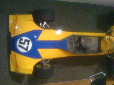 Mario Colombo's Surtees TS10 on his wall in 2011. Copyright Mario Colombo 2011. Used with permission.