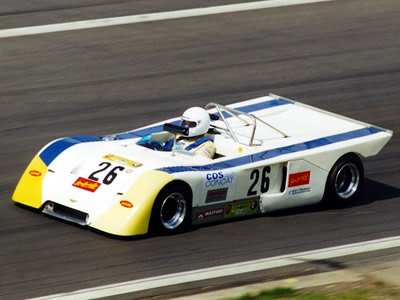 Gösta Peterson in a Chevron B19 at the Nürburgring Oldtimer GP, 4-6 August 2000. Copyright Norbert Vogel 2009. Used with permission.