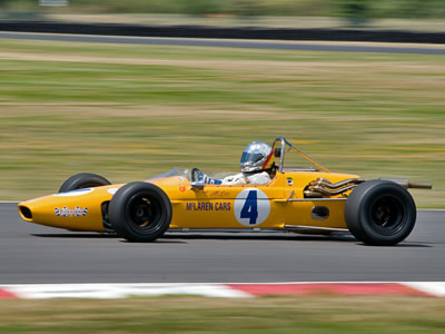 Tom Lee's McLaren M4A at the Portland Historics in 2011. Copyright Bill Wagenblatt 2011. Used with permission.