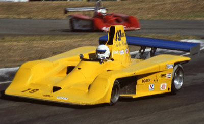Merle Brennan in his Frissbee at Sears Point in 1984. Copyright Dan Wildhirt 2010. Used with permission.