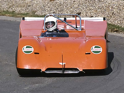 "Chippy" Stross in his Chevron B19-FVC at Harewood in 1975. Copyright Steve Wilkinson 2009 . Used with permission.