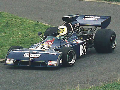 Tony Dean in his older B24 at Aintree in April 1975. Note the rear-facing roll hoop stays which identify this as an early B24. Copyright Alan Cox 2006. Used with permission. Tony Dean in his older B24 at Aintree in April 1975. Note the rear-facing roll hoop stays which identify this as an early B24. Copyright Alan Cox 2006. Used with permission.