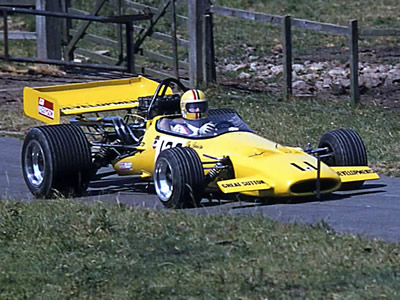 Don Robinson in the M10B at Harewood on 6 July 1975. Copyright Steve Wilkinson 2006. Used with permission.
