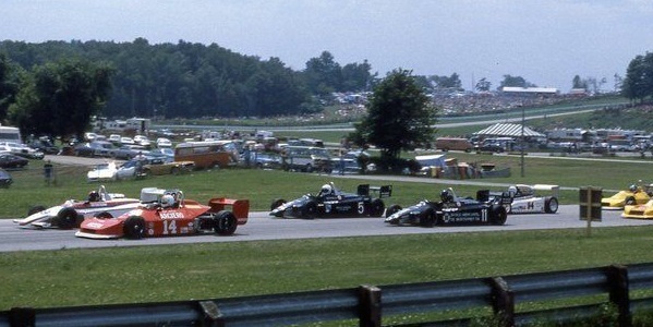 The Formula Super Vee field at Road America in 1980.  Copyright Mark Windecker 2015.  Used with permission.