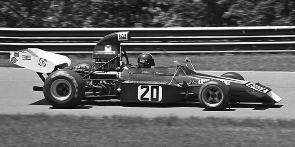 Tom Jones in his M22 at Mid-Ohio in 1974. Copyright Mark Windecker 2005. Used with permission.