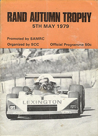 Rand Autumn Trophy 1979 program cover