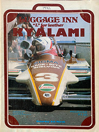 Kyalami 6 March 1982 program cover