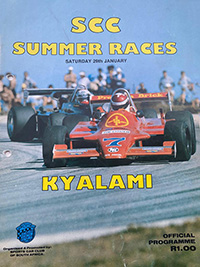 Kyalami 29 January 1983 program cover