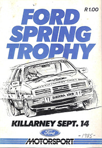 Killarney 14 September 1984 program cover