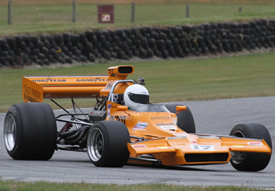 Bryan Sala in his Matich A50/A51 at Teretonga in February 2013. Copyright Kevin Thomson 2013. Used with permission.