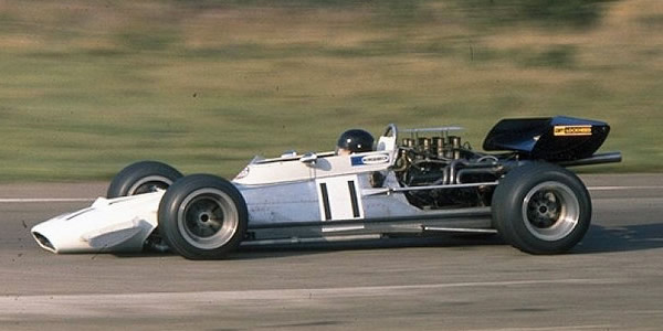 Roy Pike in the brand new Leda LT22 at Snetterton on 31 August 1970. Copyright John Ballantyne 2009. Used with permission.