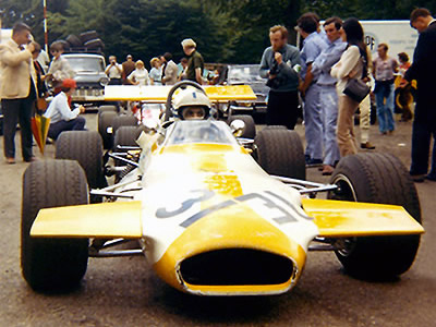 Benedicto Caldarella's Brabham BT30-19 at Rouen in 1970. Copyright Gerard Barathieu. Used with permission. Benedicto Caldarella's Brabham BT30-19 at Rouen in 1970. Copyright Gerard Barathieu. Used with permission.