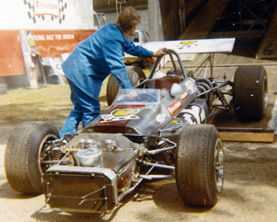 Malcolm Guthrie's March 702 failed to qualify for the Rouen F2 race in June 1970. Copyright Gerard Barathieu 2019. Used with permission.