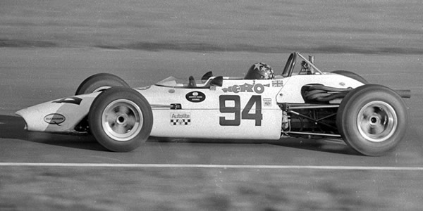 Barrie Maskell in the NERO Chevron B17 at Thruxton in September 1970. Copyright Chris Bennett 2014. Used with permission.