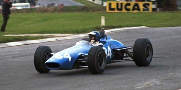 Peter Gethin in the Chevron B7 at Brands Hatch on 29 October 1967. Copyright Chris Bennett 2014. Used with permission.