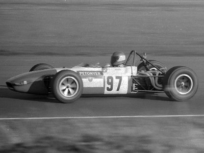 The Petonyer Air Navigation Racing March 703 raced by Geoff Bremner at Thruxton in September 1970. Copyright Chris Bennett 2019. Used with permission. The Petonyer Air Navigation Racing March 703 raced by Geoff Bremner at Thruxton in September 1970. Copyright Chris Bennett 2019. Used with permission.