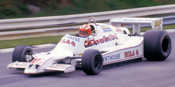 Rupert Keegan in the Charles Clowes Arrows A1 at Brands Hatch in August 1979.  Copyright David Bishop 2018.  Used with permission.