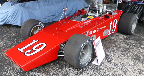 Mark Klingerman 1969 Cecil at the Historic Indycar Exhibition in May 2017. Copyright Ian Blackwell 2017. Used with permission.