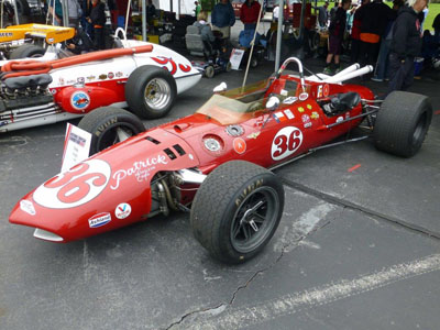 Aaron Lewis's Eagle at the Historic Indycar Exhibition in 2017. Copyright Ian Blackwell 2017. Used with permission.