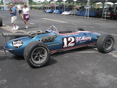 Bob Donahue's 1967 Eagle at the Speedway in 2016. Copyright Ian Blackwell 2016. Used with permission.