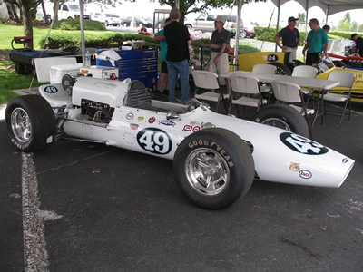 Mike Moss's Gerhardt at the Speedway in 2016. Copyright Ian Blackwell 2016. Used with permission.