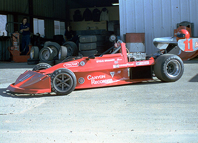 Steve Brimmer's modified March 75B at Riverside in 1978. Copyright Steve Brimmer 2023. Used with permission.