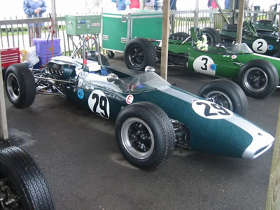 Rodger Newman's Brabham BT14 at the Goodwood Revival meeting in September 2006. Copyright Allen Brown 2006. Used with permission. Rodger Newman's Brabham BT14 at the Goodwood Revival meeting in September 2006. Copyright Allen Brown 2006. Used with permission.