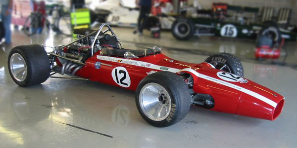 Ron Maydon's Cooper T86C at the Silverstone Classic in 2006. Copyright Allen Brown 2006. Used with permission.