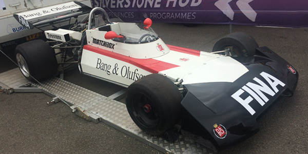 Chris Willie's restored Surtees TS15A at  Silverstone in June 2018. Copyright Allen Brown 2018. Used with permission.