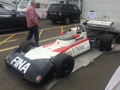 Chris Willie's restored Surtees TS15A at  Silverstone in June 2018. Copyright Allen Brown 2018. Used with permission.