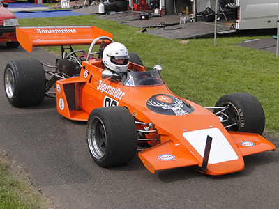 John Albiston in his Brabham BT38C at Doune in June 2023. Copyright John Brown 2023. Used with permission.