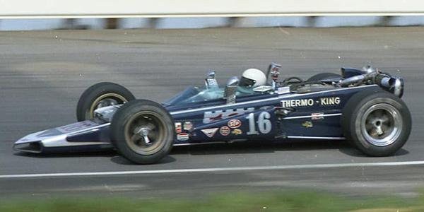 Gary Bettenhausen in the Thermo-King 1969 Gerhardt at Langhorne Speedway in June 1970. Copyright Rich Bunning 2020. Used with permission.