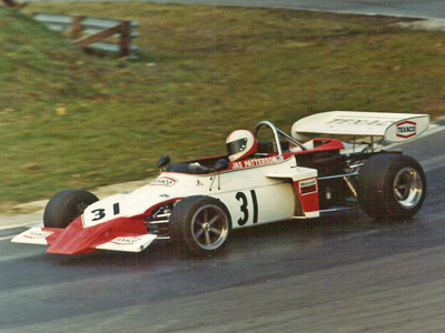 Jas Patterson in his Team Texaco March 722 at Brands Hatch in March 1973. Copyright Richard Bunyan 2007. Used with permission.