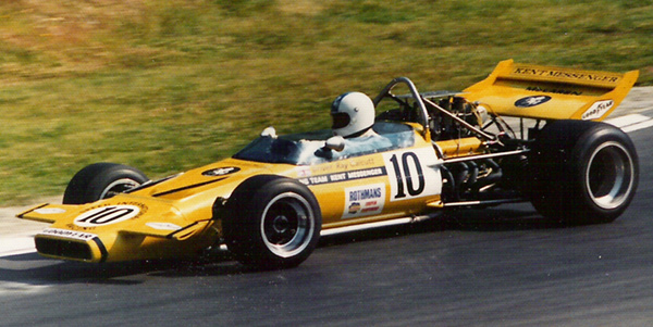 Ray Calcutt in the Speed International Racing McLaren M18 at Brands Hatch in July 1972.  Copyright Richard Bunyan 2007.  Used with permission.
