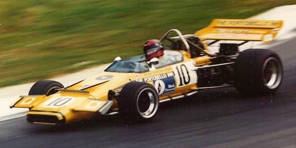 Tony Trimmer in his McLaren M18 at Brands Hatch in August 1973. Copyright Richard Bunyan 2007. Used with permission.