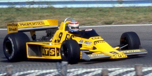 Michael Bleekemolen in the ATS HS1 at the 1978 US Grand Prix. Copyright Terry Capps 2017. Used with permission.