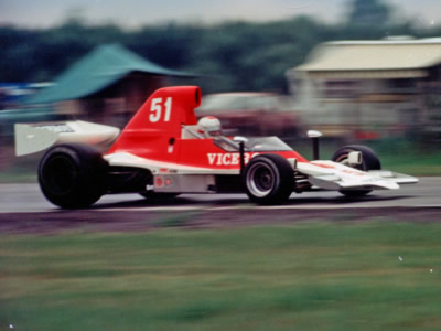 Al Unser in the VPJ Lola T400 on its only race appearance at Mosport in 1975. Copyright Terry Capps 2014. Used with permission. Al Unser in the VPJ Lola T400 on its only race appearance at Mosport in 1975. Copyright Terry Capps 2014. Used with permission.