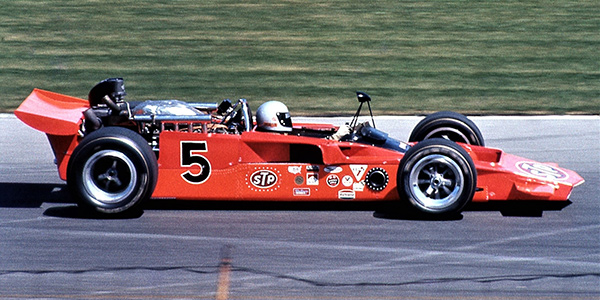 Mario Andretti in the STP McNamara 501 at Milwaukee in August 1971. Copyright Paul Castagnoli 2022. Used with permission.